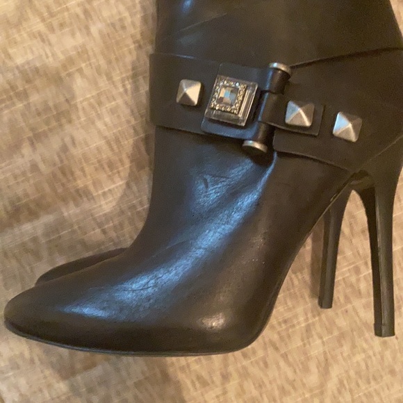 Black Leather Boots - Picture 3 of 9